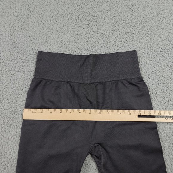 Fabletics High Rise Leggings Womens Extra Small Gray Pink Marble Stretch Running - Picture 7 of 13